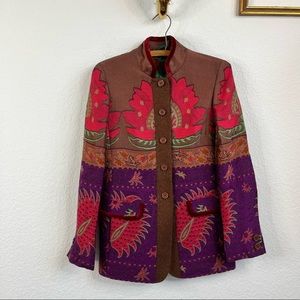 ETRO Western Officer Velvet Blazer Jacket